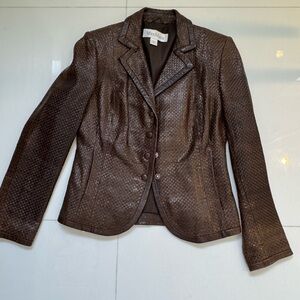 Max Mara ' Brown Textured Women's Jacket